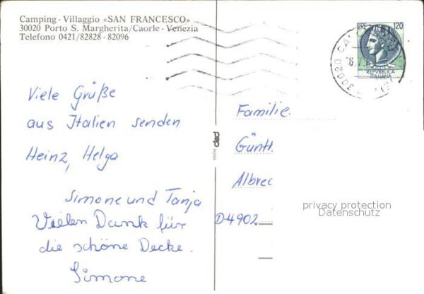 Porto Santa Margherita Camping Villaggio San Francesco – Bild 2
