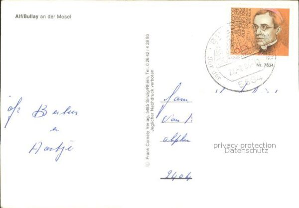 Bullay Mosel Alf Fähre Saarbrücken Burgruine – Bild 2