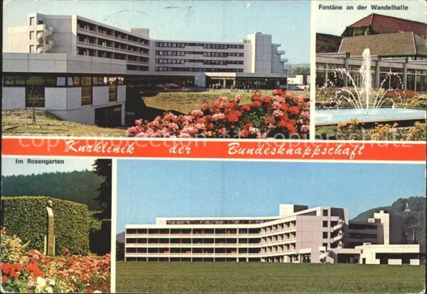Bad Driburg Rosengarten Kurklinik Bundesknappschaft