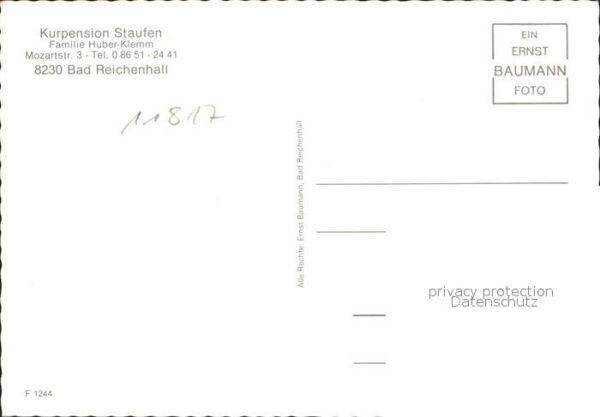 Bad Reichenhall Kurpension Staufen – Bild 2