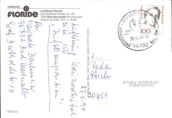 Bad Herrenalb Landhaus Floride – Bild 2