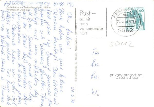 Pfronten Ostlerhütte Breitenberggipfel Brentenjo – Bild 2