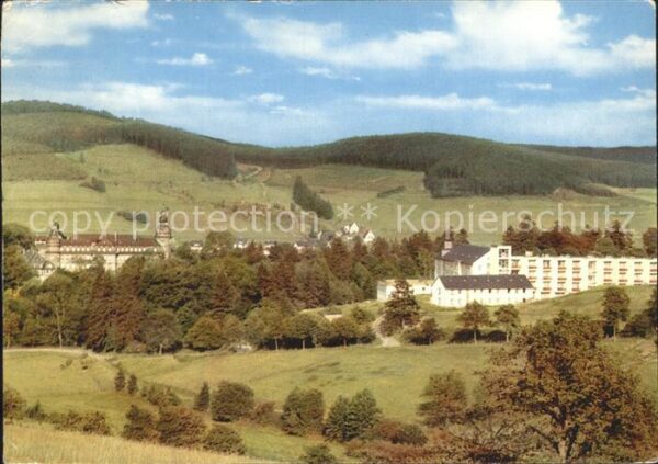 Berleburg Bad Schloss Berleburg Naturheilklinik Odebo