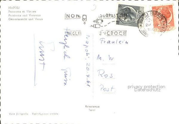 Napoli Neapel Vesuv – Bild 2