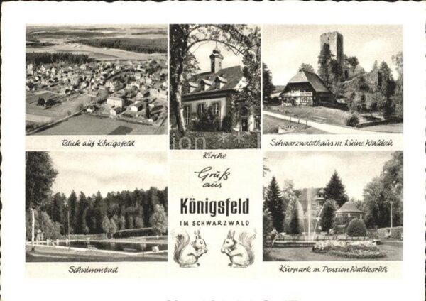 Koenigsfeld Schwarzwald Schwimmbad Kurpark Pension Waldesruh Ru
