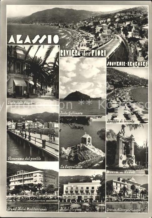 ALASSIO Savona Liguria IT Viale delle Palme Cappolletta Caduti