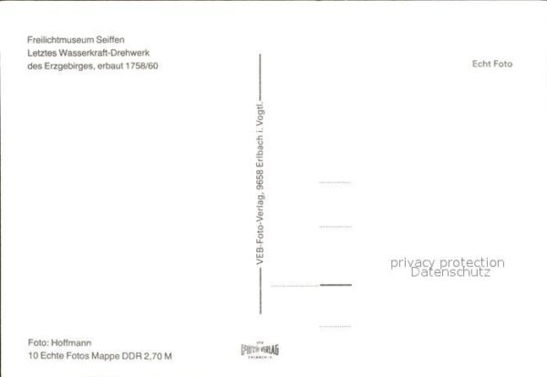 Seiffen Erzgebirge Freilichtmuseum Wasserkraft Drehwerk – Bild 2