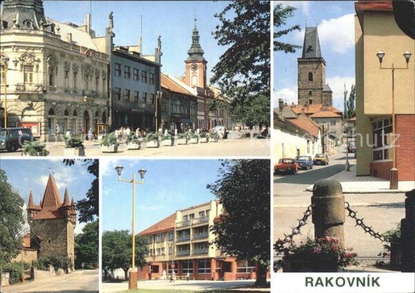 Rakovnik Husovo namesti Vysoka brana Prazska bra