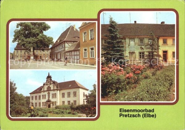 Pretzsch Elbe Eisenmoorbad Markt Kinderheim Adolf Rei