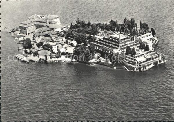 Isola Bella Lago Maggiore Fliegeraufnahme