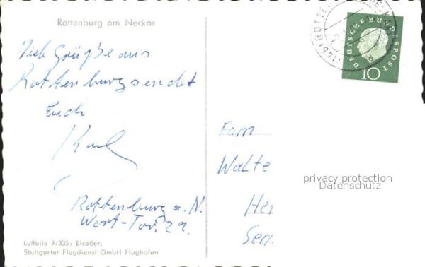 Rottenburg Neckar Fliegeraufnahme – Bild 2