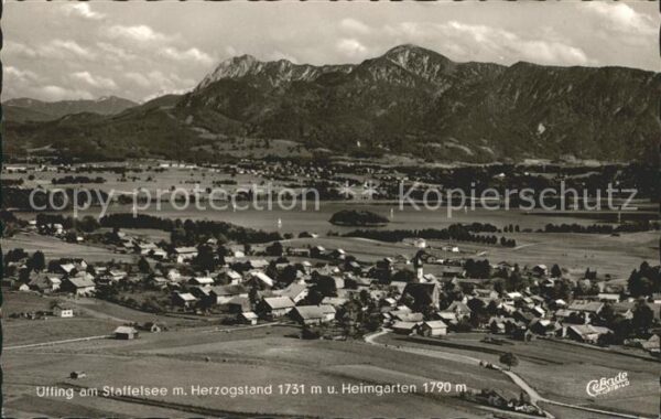 Uffing Staffelsee mit Herzogstand und Heimgarten Fliegera
