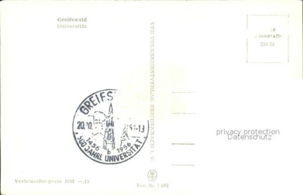 Greifswald Mecklenburg Vorpommern Universität – Bild 2