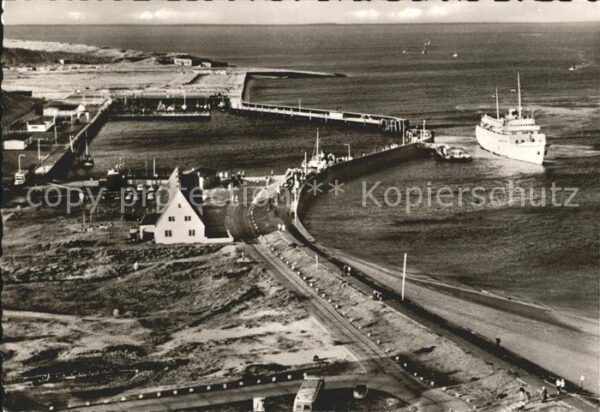 Insel Sylt Hafen Hörnum Fliegeraufnahme