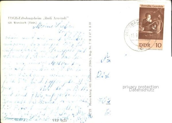 Wurzbach FDGB Erholungsheim Rudi Arnstadt – Bild 2