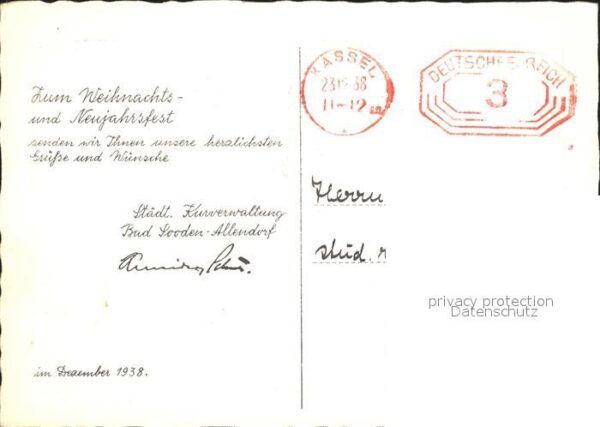 Bad Sooden-Allendorf Dorfpartie Winteridyll – Bild 2