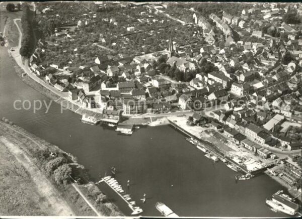Wittenbergen Elbe Fliegeraufnahme