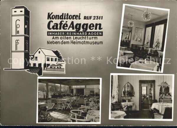 Borkum Konditorei Cafe Aggen Gasträume