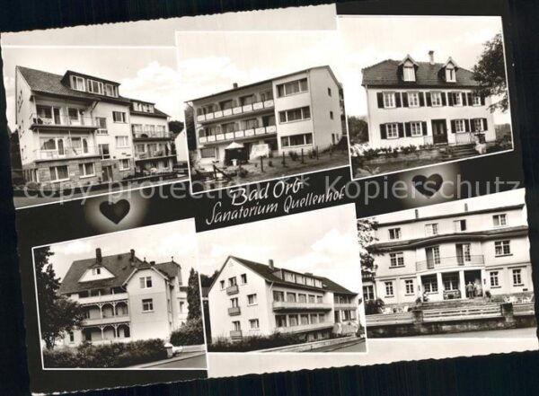 Bad Orb Sanatorium Quellenhof Teilansichten