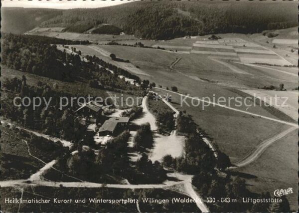 Willingen Sauerland Liftgaststätte Fliegeraufnahme