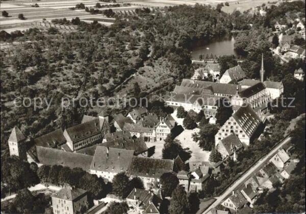 Maulbronn Kloster und Tiefer See Fliegeraufnahme