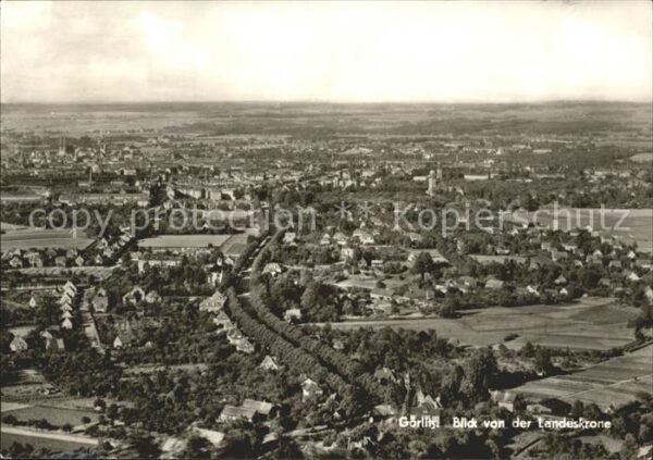 Goerlitz Sachsen Panorama von der Landeskrone