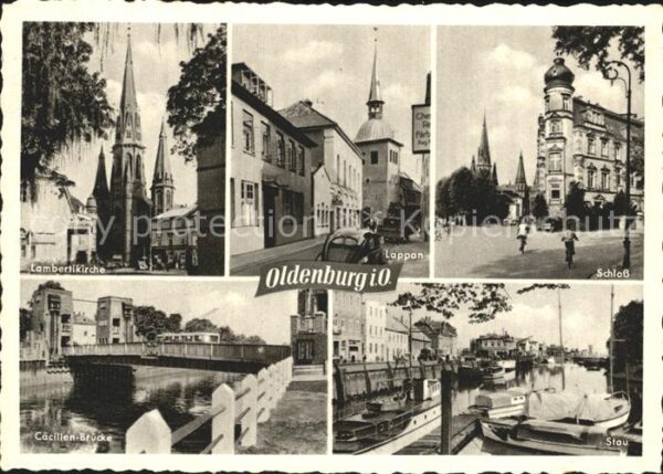 Oldenburg Niedersachsen Lambertikirche Lappan Schloss Cäcilien