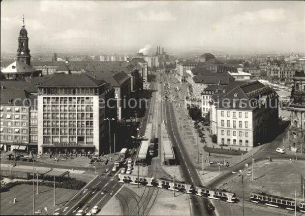 Dresden Ernst Thälmann Strasse Strassenbahnen K