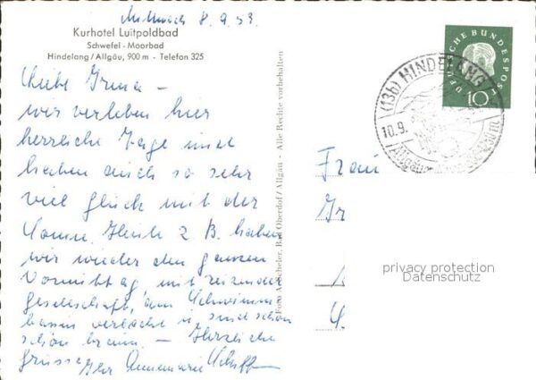 Hindelang Kurhotel Luitpoldbad Schwefel Moorbad – Bild 2