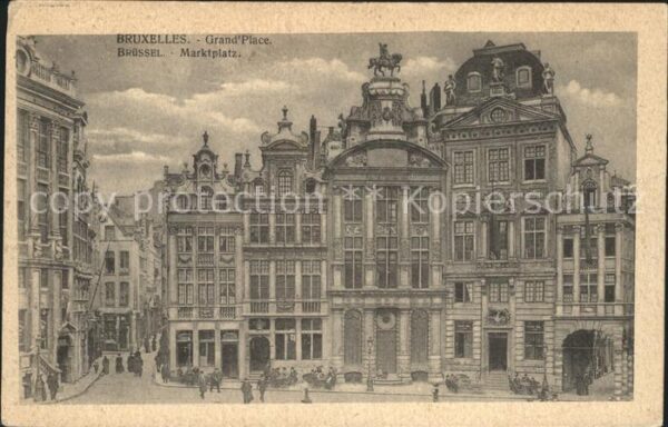 Bruxelles Bruessel Grande Place Marktplatz