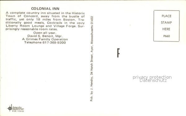 Concord Massachusetts Colonial Inn – Bild 2