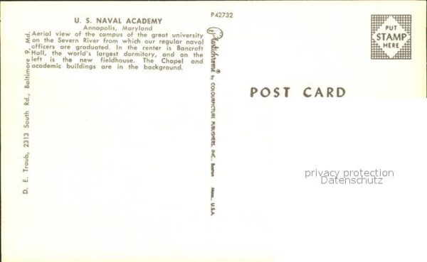 Annapolis Maryland US Naval Academy Campus of University a – Bild 2