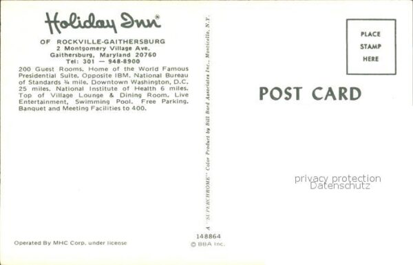 Gaithersburg Holiday Inn Hotel Swimming Pool – Bild 2