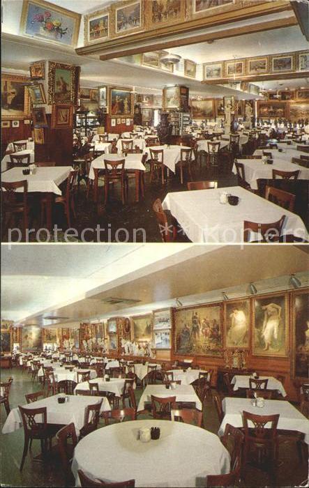 Baltimore Maryland Haussners Restaurant Interior Views Pai