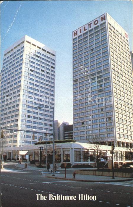 Baltimore Maryland The Baltimore Hilton Hotel Skycraper