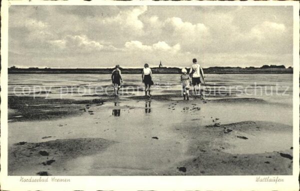 Wremen Strand Nordseebad