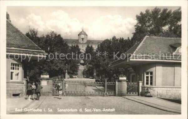 Bad Gottleuba-Berggiesshuebel Sanatorium der Soz. Vers. Anstalt