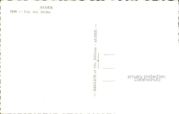 Alger Algerien Une rue arabe – Bild 2