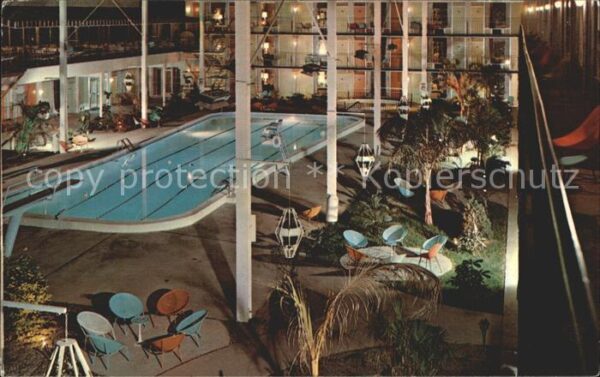 Lexington Kentucky The Continental Inn Swimming Pool Hotel