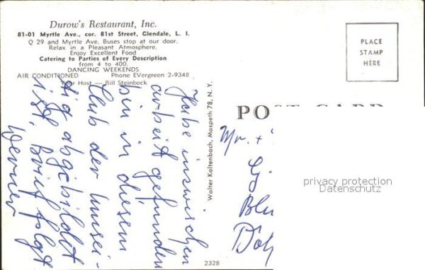 Glendale Long Island Durow's Restaurant – Bild 2