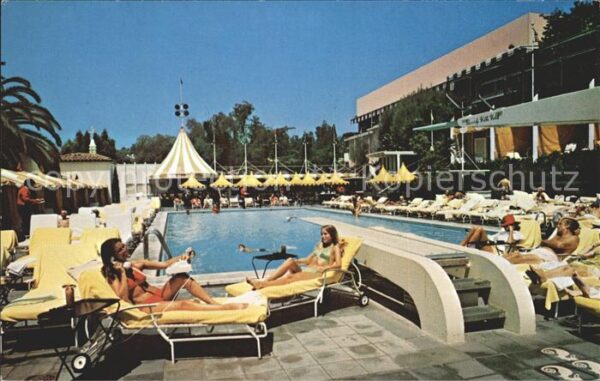 Los Angeles California Beverly Hills Hotel Pool and Cabana Clu