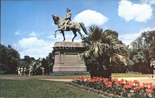 Boston Massachusetts George Washington Monument Public Garde
