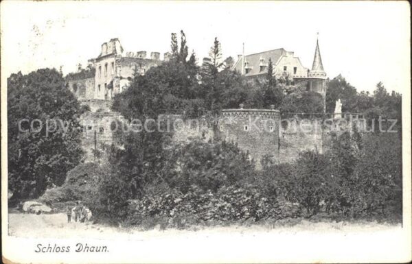 Dhaun Schloss Bahnpost