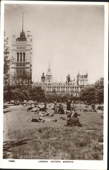 London Victoria Gardens Palace of Westminster