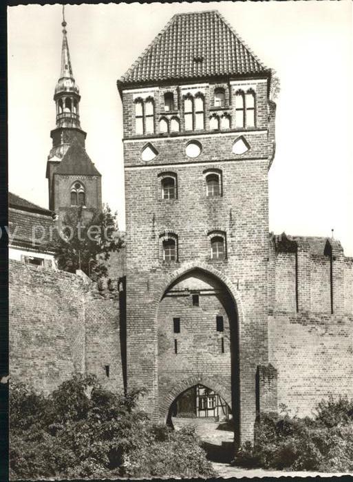 Tangermuende Elbtor in der Stadtbefestigung 15. Jhdt