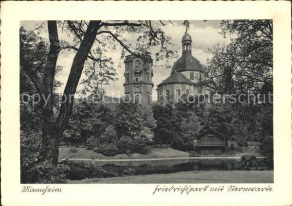 Mannheim Friedrichspark mit Sternwarte