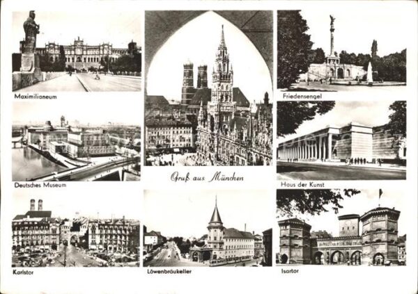 Muenchen Maximilianeum Deutsches Museum Karlstor