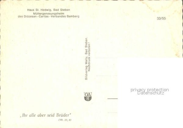 Bad Steben Haus St Hedwig Müttergenesungsheim – Bild 2