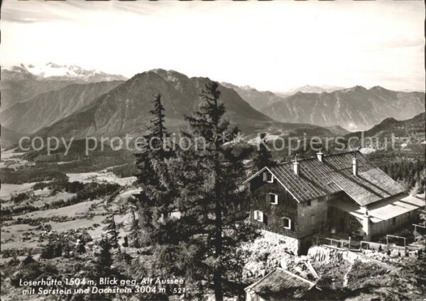 Alt Aussee Loserhütte Sarstein Dachstein Gebirge