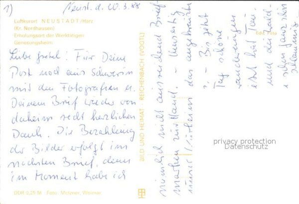 Neustadt Harz Genesungsheim Erholungsort der Werktäti – Bild 2